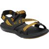 Pánské sandály KEEN Maupin black/golden yellow výprodej -30%